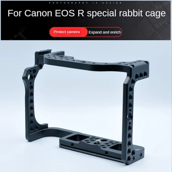 Камера для Canon EOS R Оснащена отверстиями с резьбой 1/4 3/8 для крепления микрофона Magic Arm Fill Light