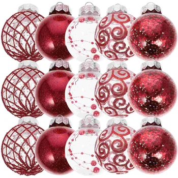 Рождественские шары, блестящие украшения из безделушек, Рождественская елка, подвесные украшения для новогодней вечеринки Navidad